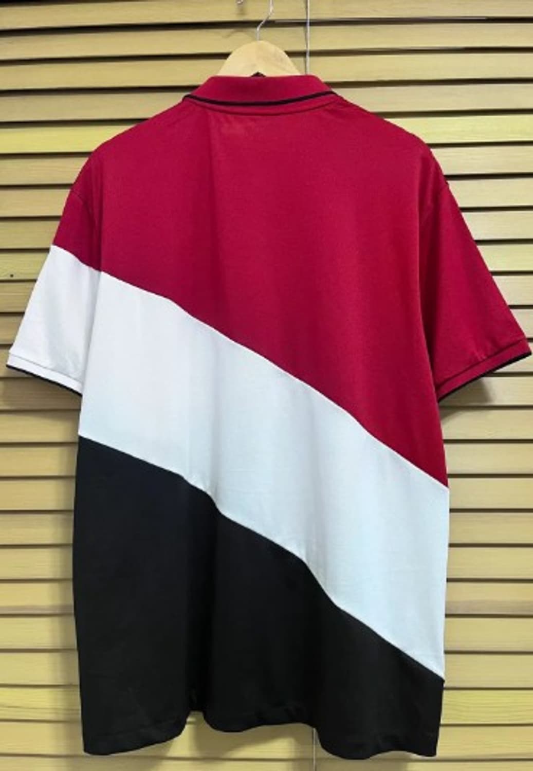 폴로랄프로렌 남성 레드배색PK카라반팔티셔츠 XL사이즈 상품이미지3