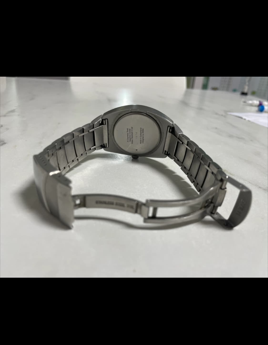 [빈티지/BMW] 오벌형 스테인리스 시계 상품이미지2