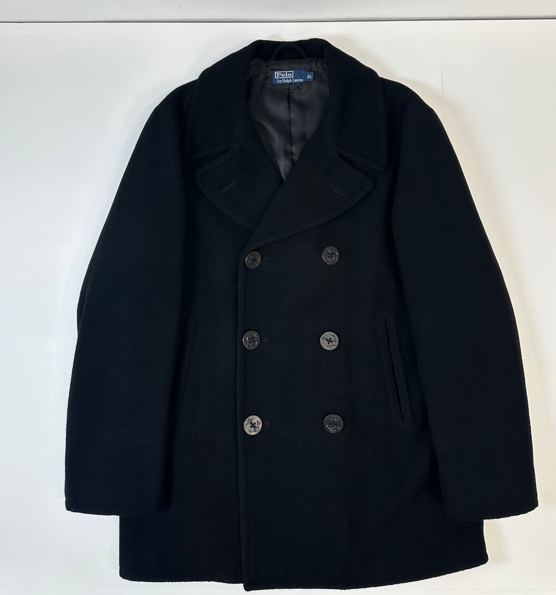 폴로 랄프로렌 피코트 블랙(누빔안감) 상품이미지1