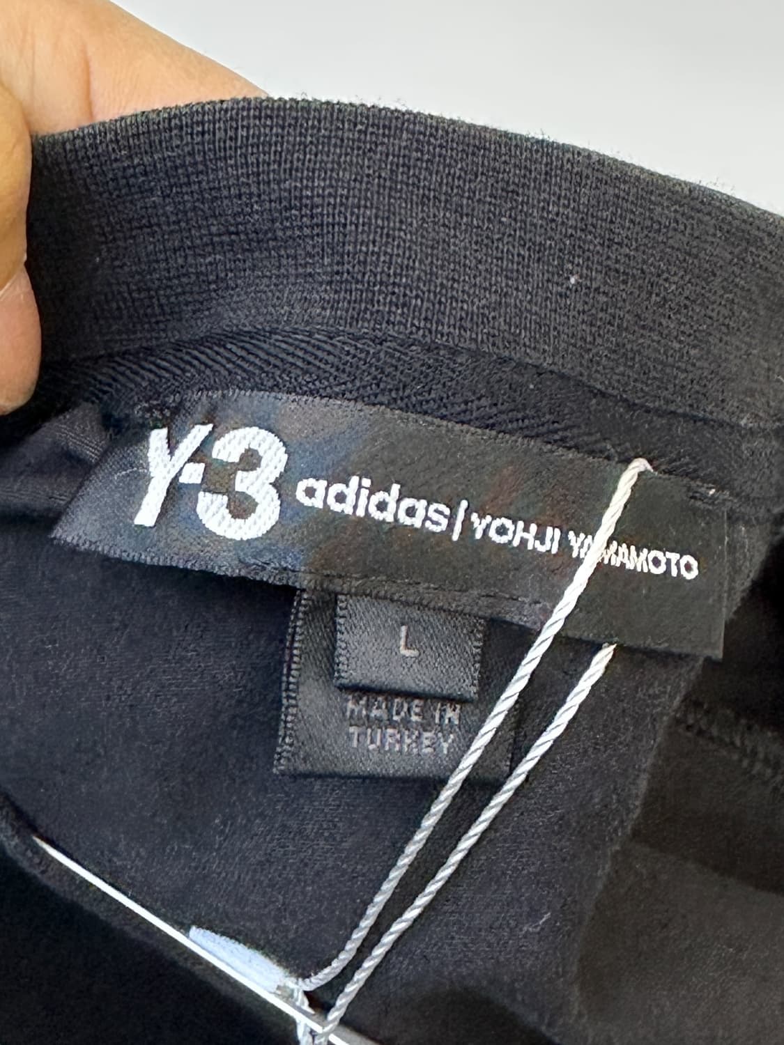 Y-3 3 스트라이프 블랙 코튼 져지 상품이미지6