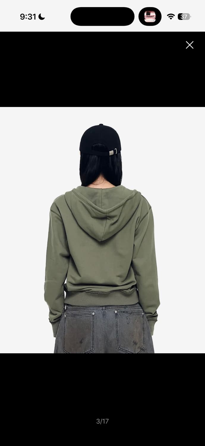 AAKAM 후드집업 (카키) 사이즈2  상품이미지3