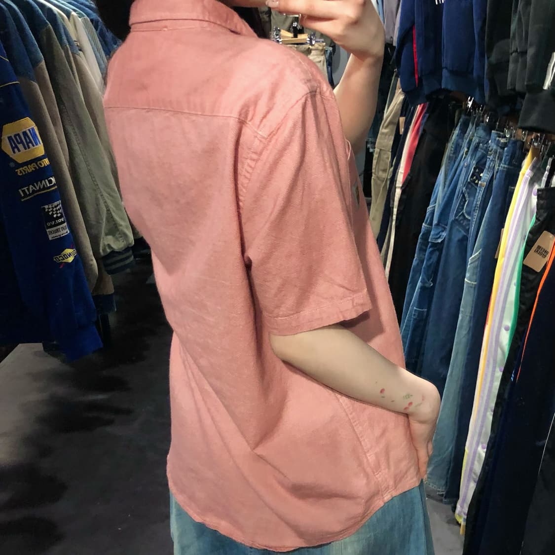 [IM] Carhartt 칼하트 반팔 셔츠 핑크 상품이미지6