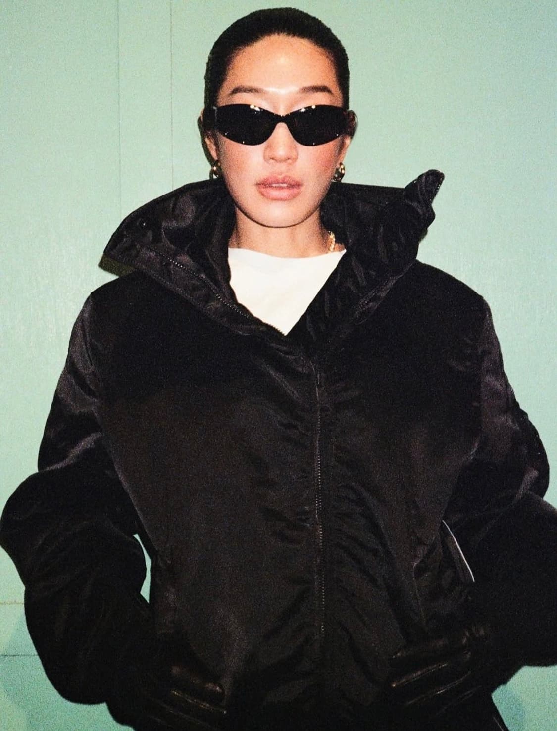 알파인더스트리 페기구 콜라보 코쿤 봄버 자켓 블랙 S 상품이미지1