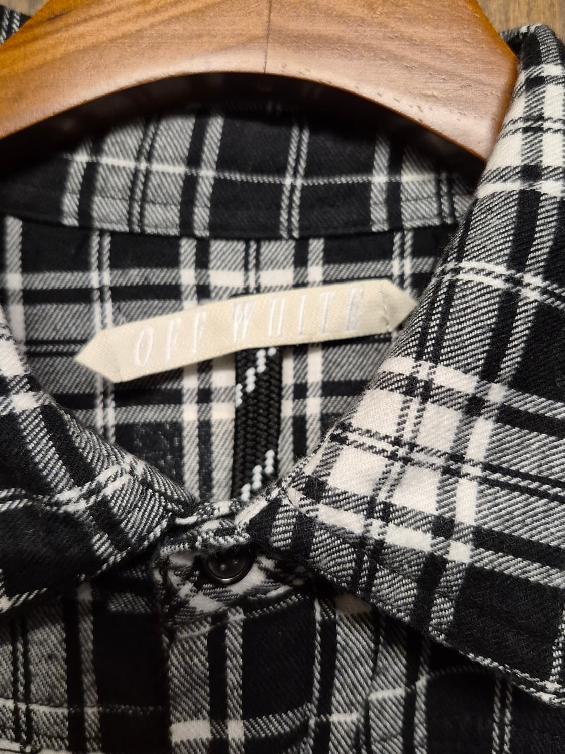 OFF WHITE CHECK SHIRT  상품이미지6