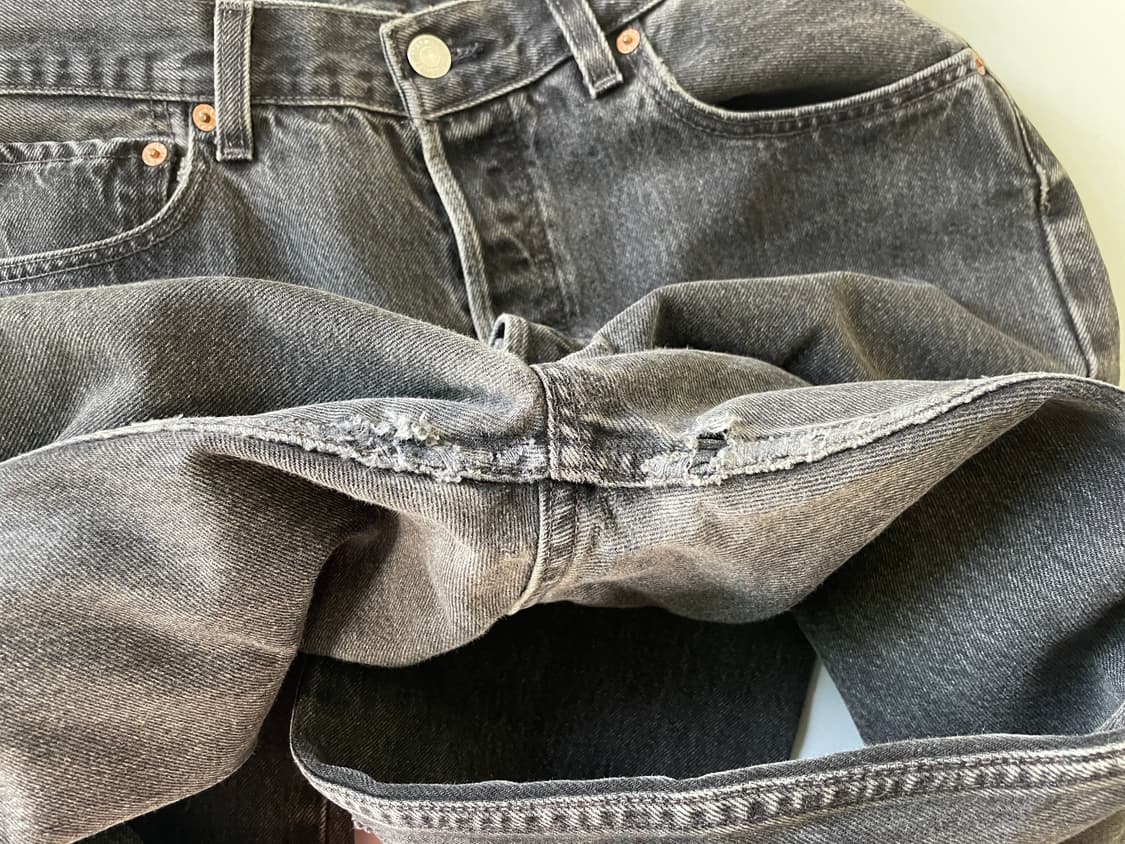 90s 리바이스 usa 501 블랙 데님팬츠 상품이미지9