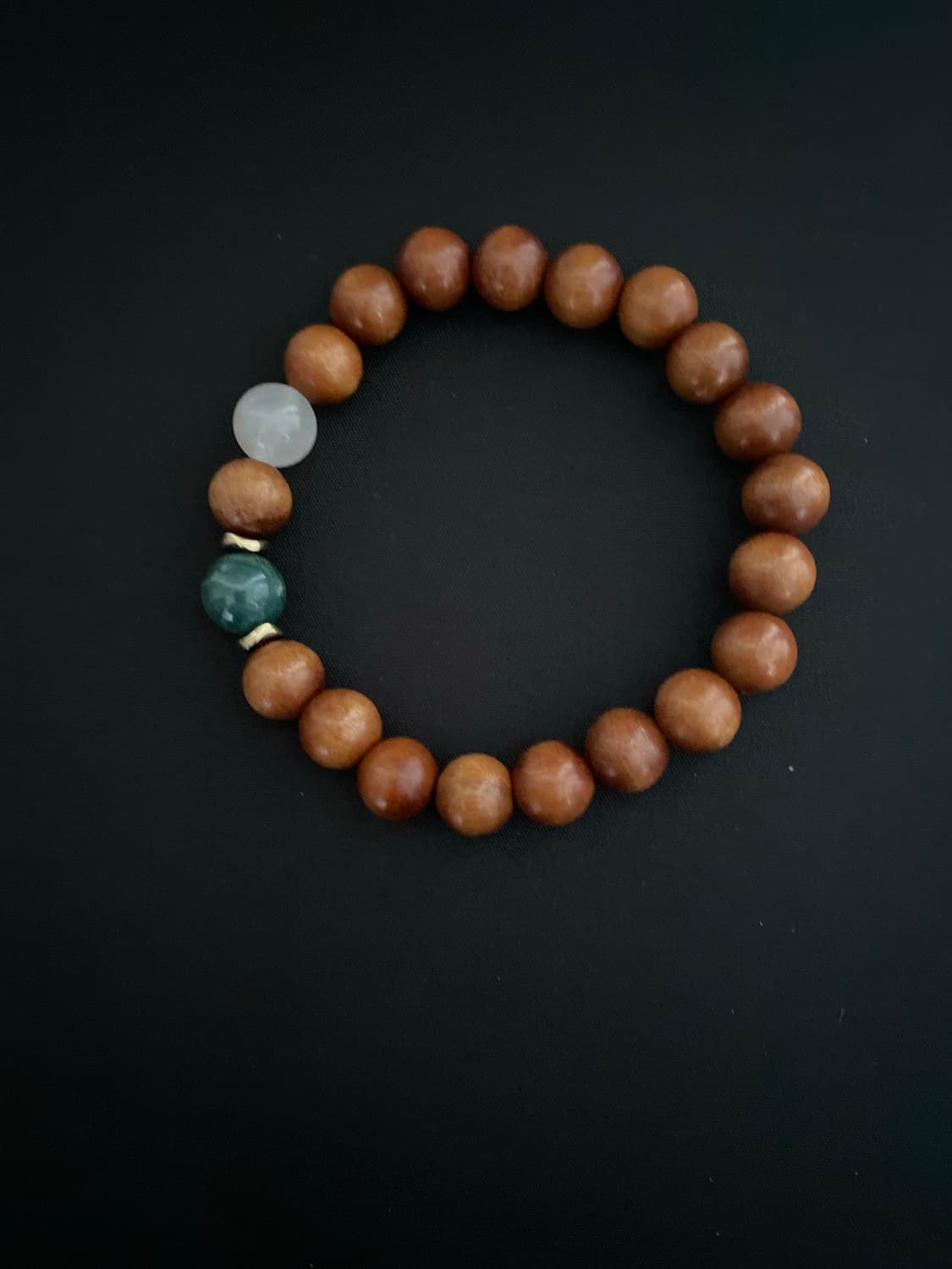 천연 우드 비즈 팔찌 상품이미지1