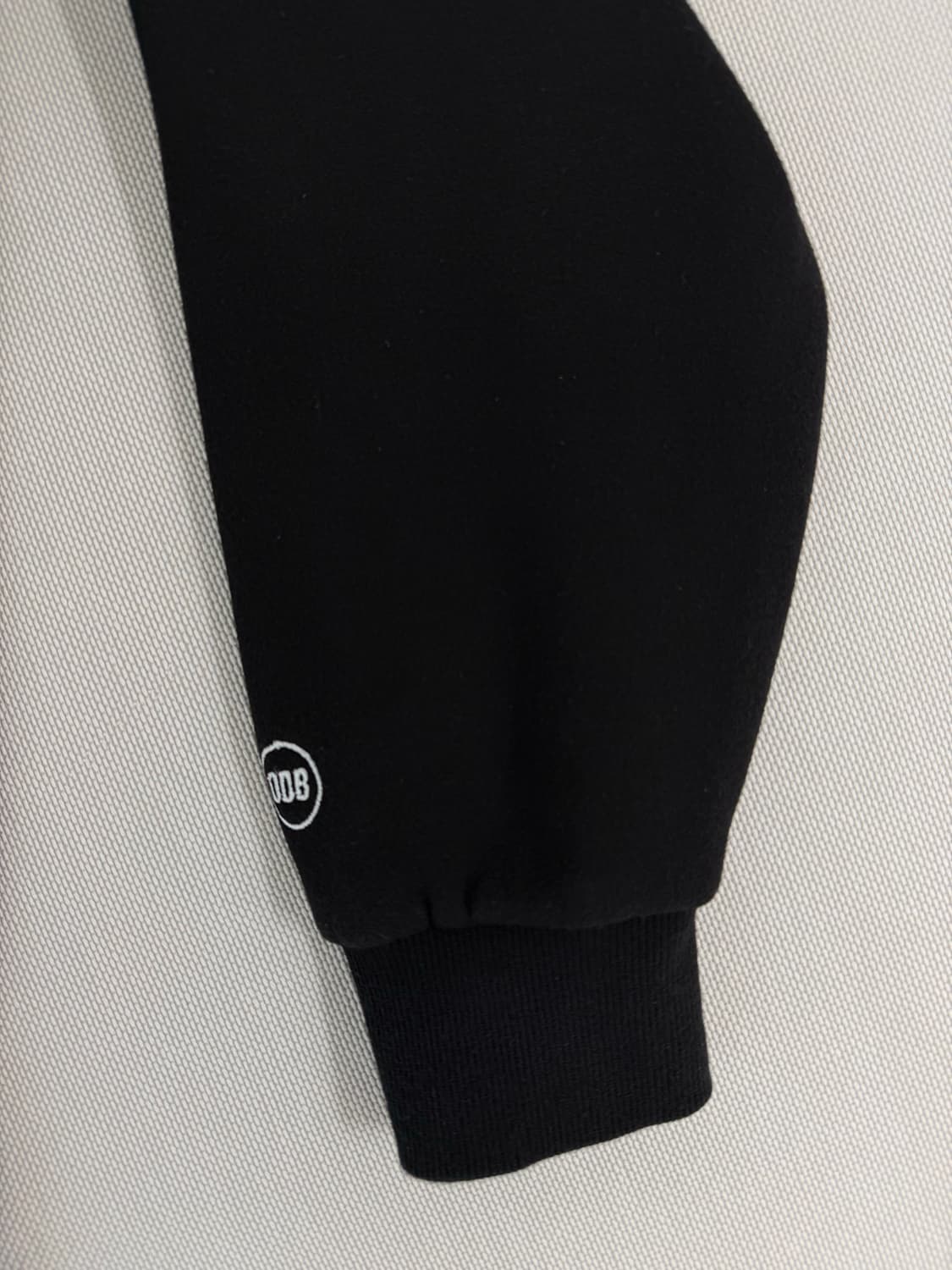 기모 검정 박시 맨투맨(남여공용) 상품이미지2