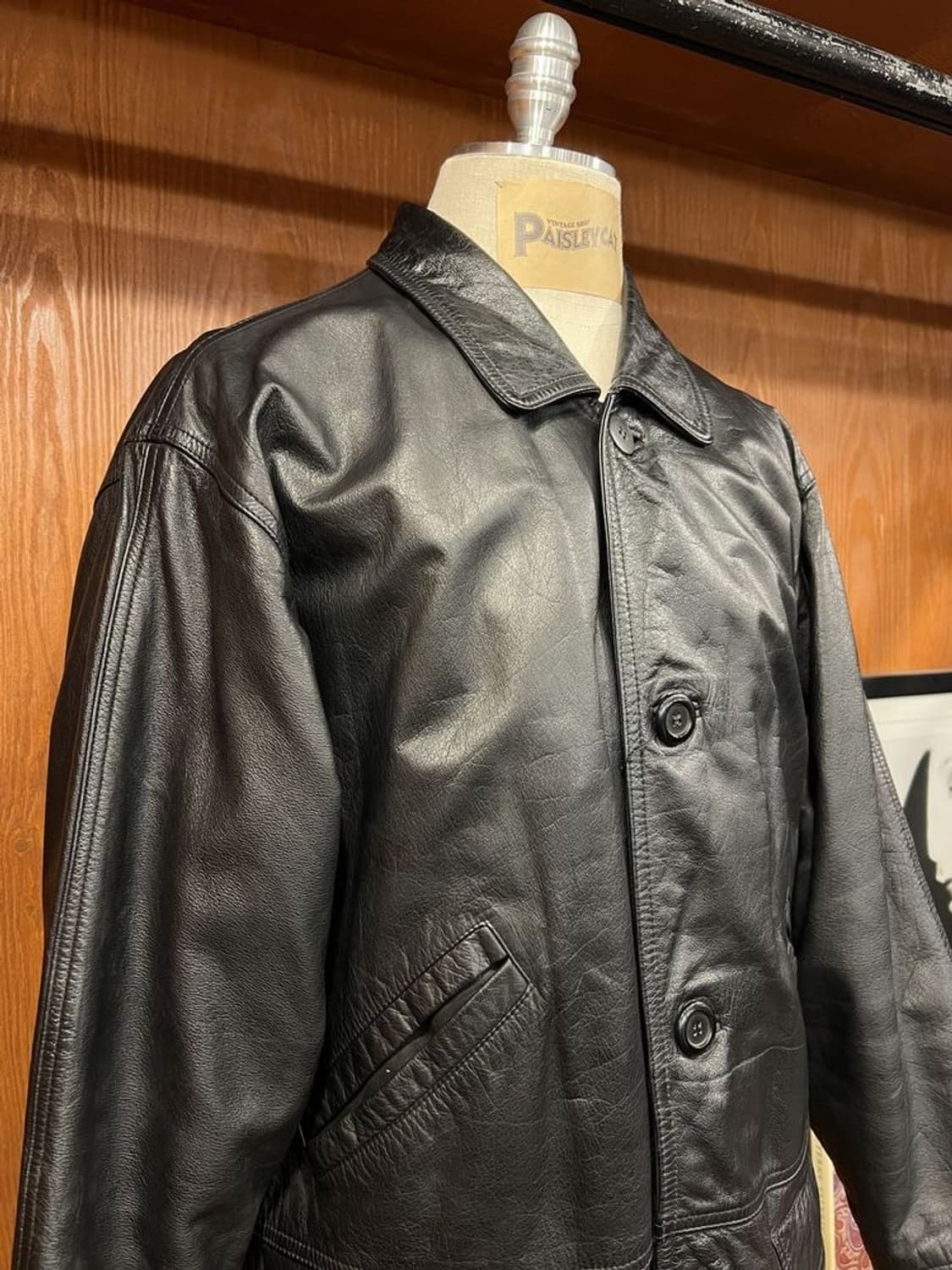 프레이크 레더 카코트 상품이미지2