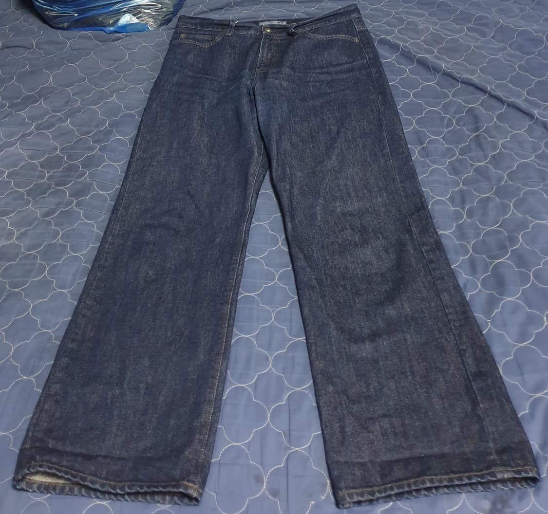 유니클로 JW앤더슨 우먼스 스트레이트 진 생지 데님팬츠 (28) 상품이미지1