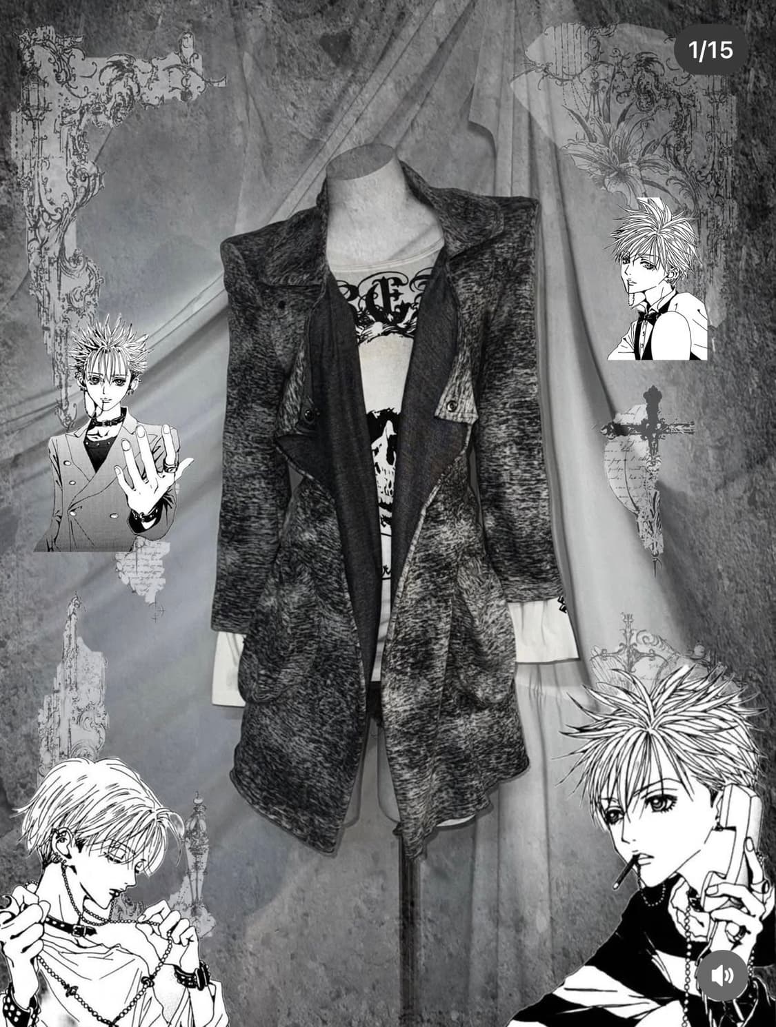 나나 신이치 락시크 펑크 릭깔 코디세트  상품이미지1