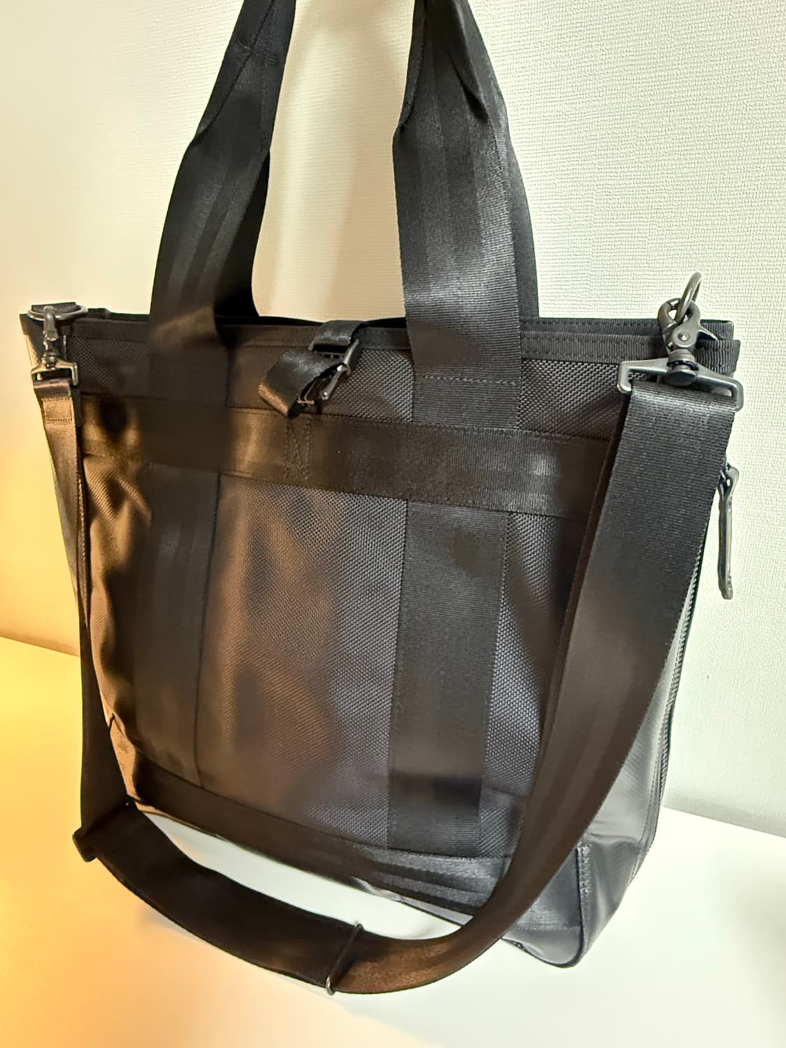 포터 히트 투웨이 블랙 토트백 상품이미지2