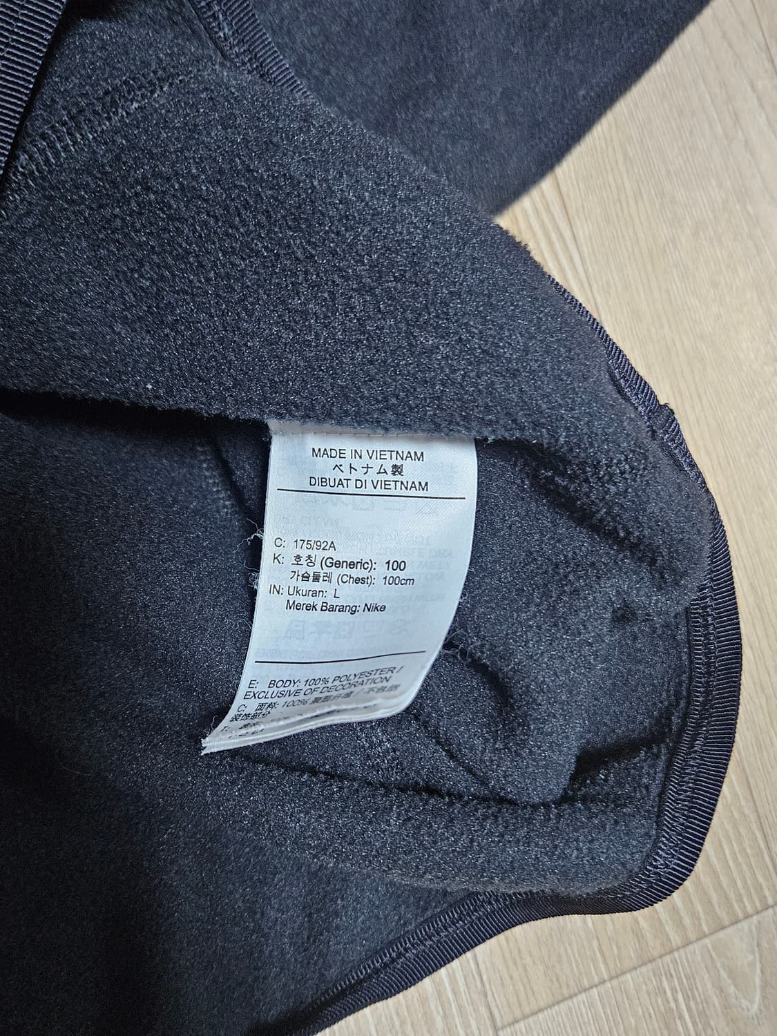 나이키 ACG 폴라텍 플리스 후드 블랙 울프트리 후디 상품이미지2