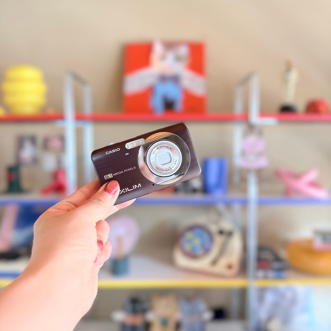 ✨츄 프리지아 픽 풀박셋✨ 카시오 엑슬림 EX-Z85 쵸코 브라운🍫 상품이미지2