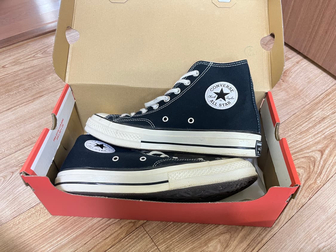 컨버스 척70 하이 블랙 265 상품이미지1