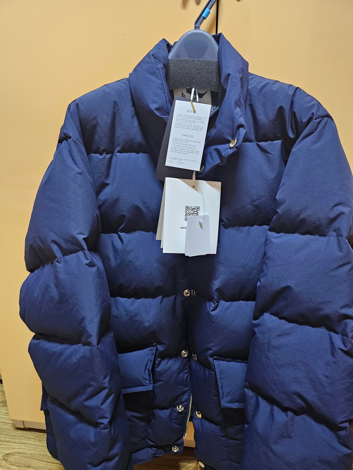 캡샤 선셋 24fw 다운 자켓 네이비 38 ( m )사이즈 새제품  상품이미지1