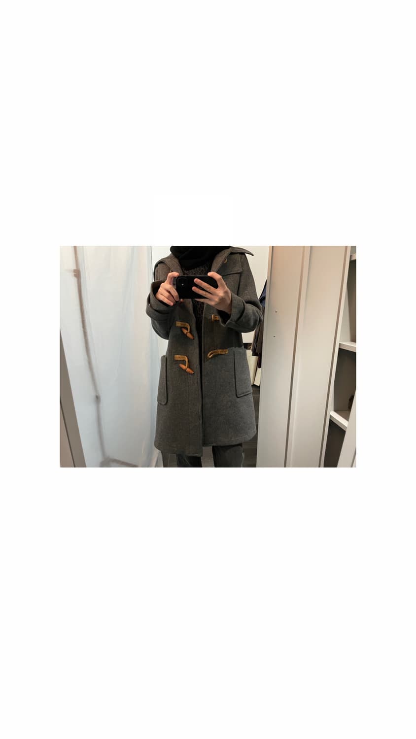 Gray Duffle Coat 상품이미지1