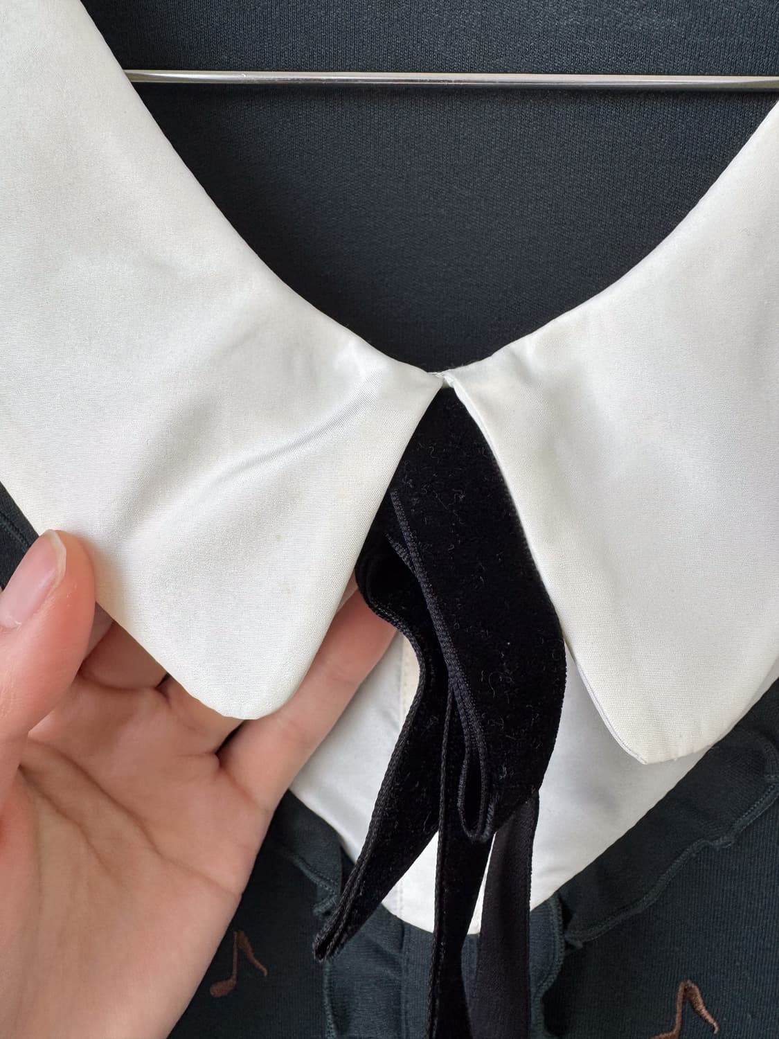 Axes femme note pattern blouse sleeve 상품이미지7