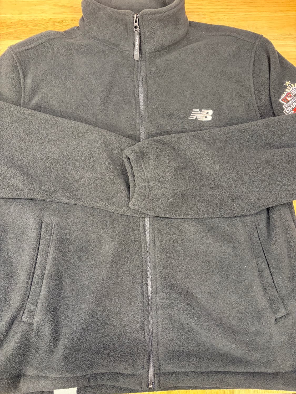 [110] KT위즈 x 뉴발란스 플리스 후리스 블랙 상품이미지5