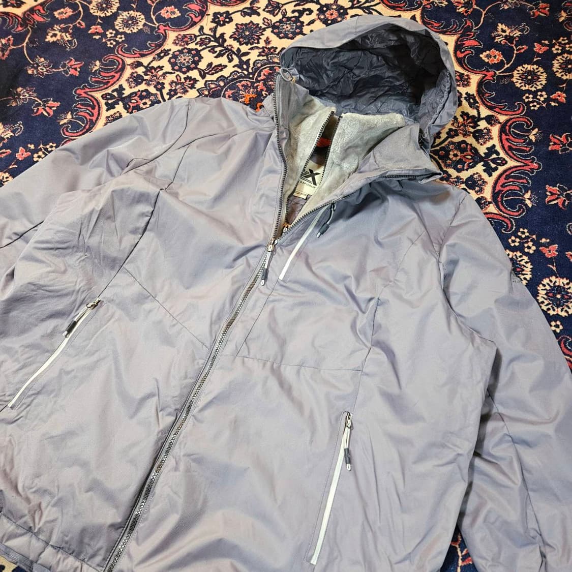 ZEROXPOSUR in USA 플리스 레이어드 누빔 패딩 바람막이  상품이미지2