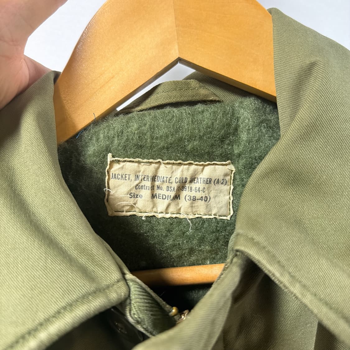 [오리지널/60s] 미해군 A-2 덱자켓 (Medium 38-40) 상품이미지4