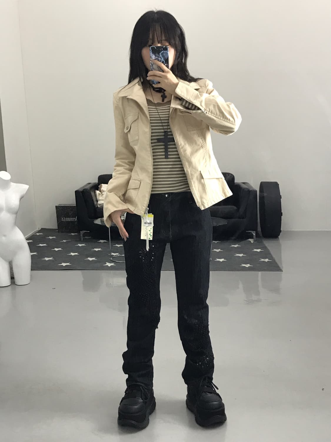 Untitled Ivory Cotton Jackets 상품이미지2