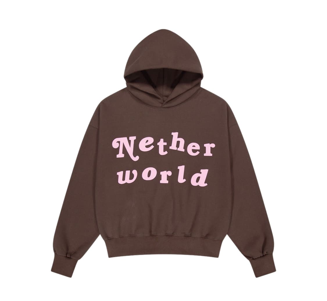 [L] 네더월드 슬로우 홀스 후디 브라운 핑크 상품이미지1