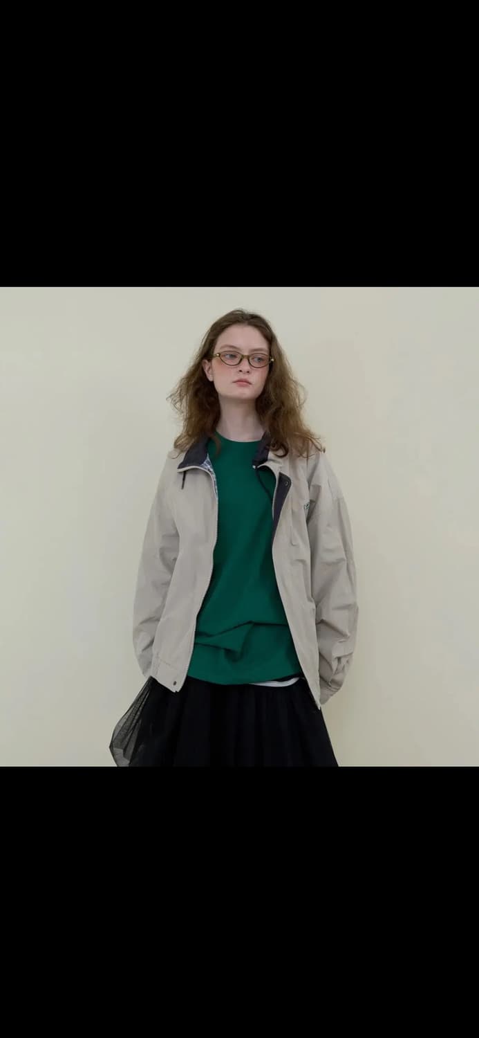 노컨텐츠 베이지 점퍼 상품이미지1