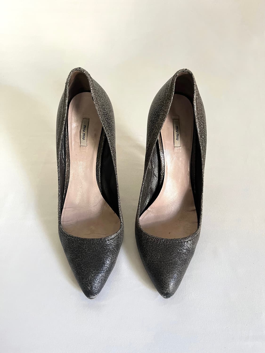 MiuMiu Cracked Leather heels 상품이미지9
