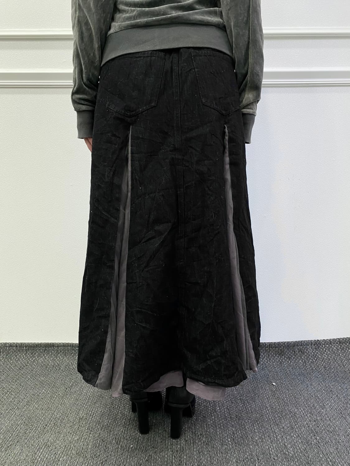  Denim Layered Skirts 상품이미지3