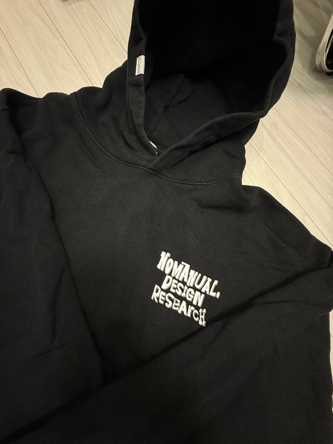 NOMANUAL HOODIE BLACK L 상품이미지1
