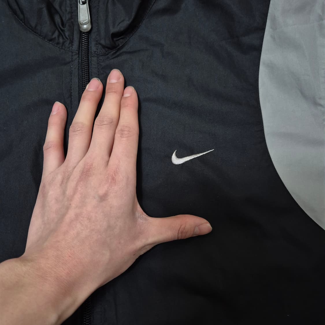 나이키 스우시 00s 올드스쿨 반팔 바람막이 트랙 자켓 M(95) 상품이미지4