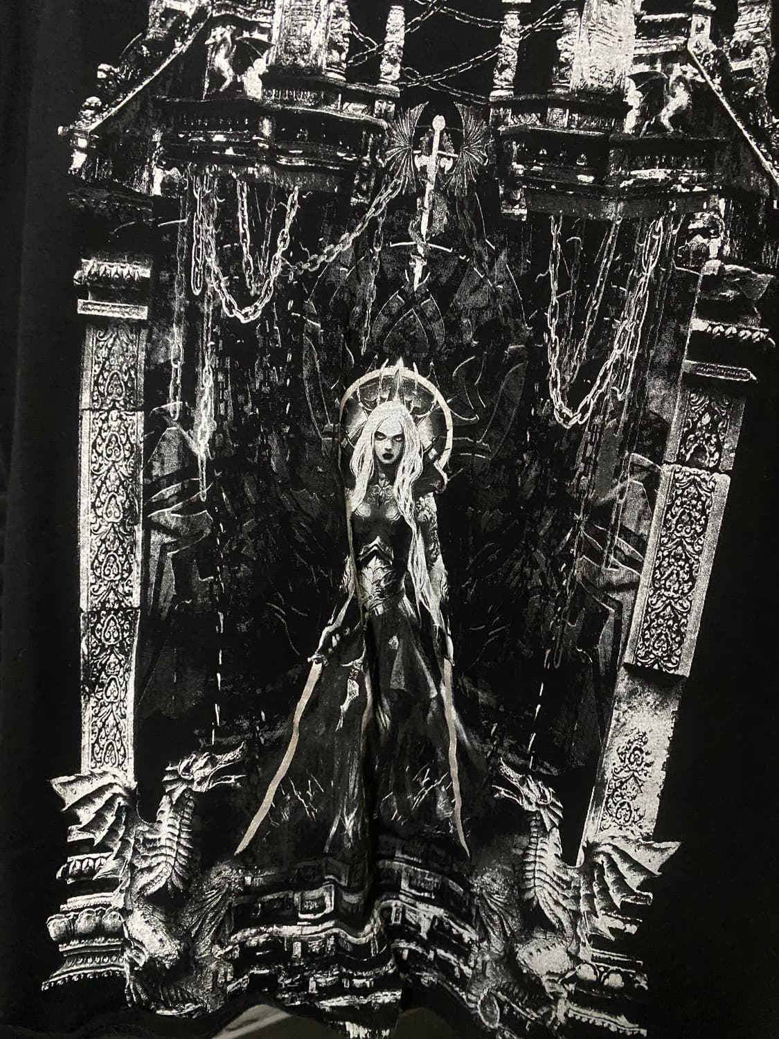 widow punk gothic 1/2 shirts 상품이미지6
