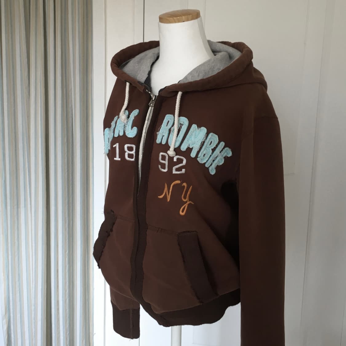 아베크롬비 초코브라운 후드집업 상품이미지2