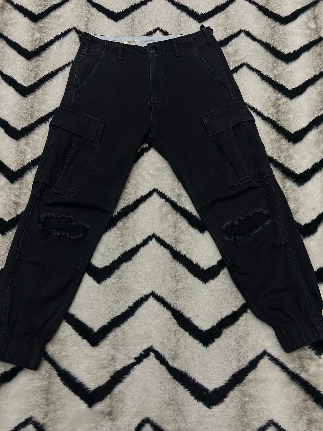 [L]리트리버클럽 Tomboy 와이드 카펜더 데님팬츠/진청 상품이미지4