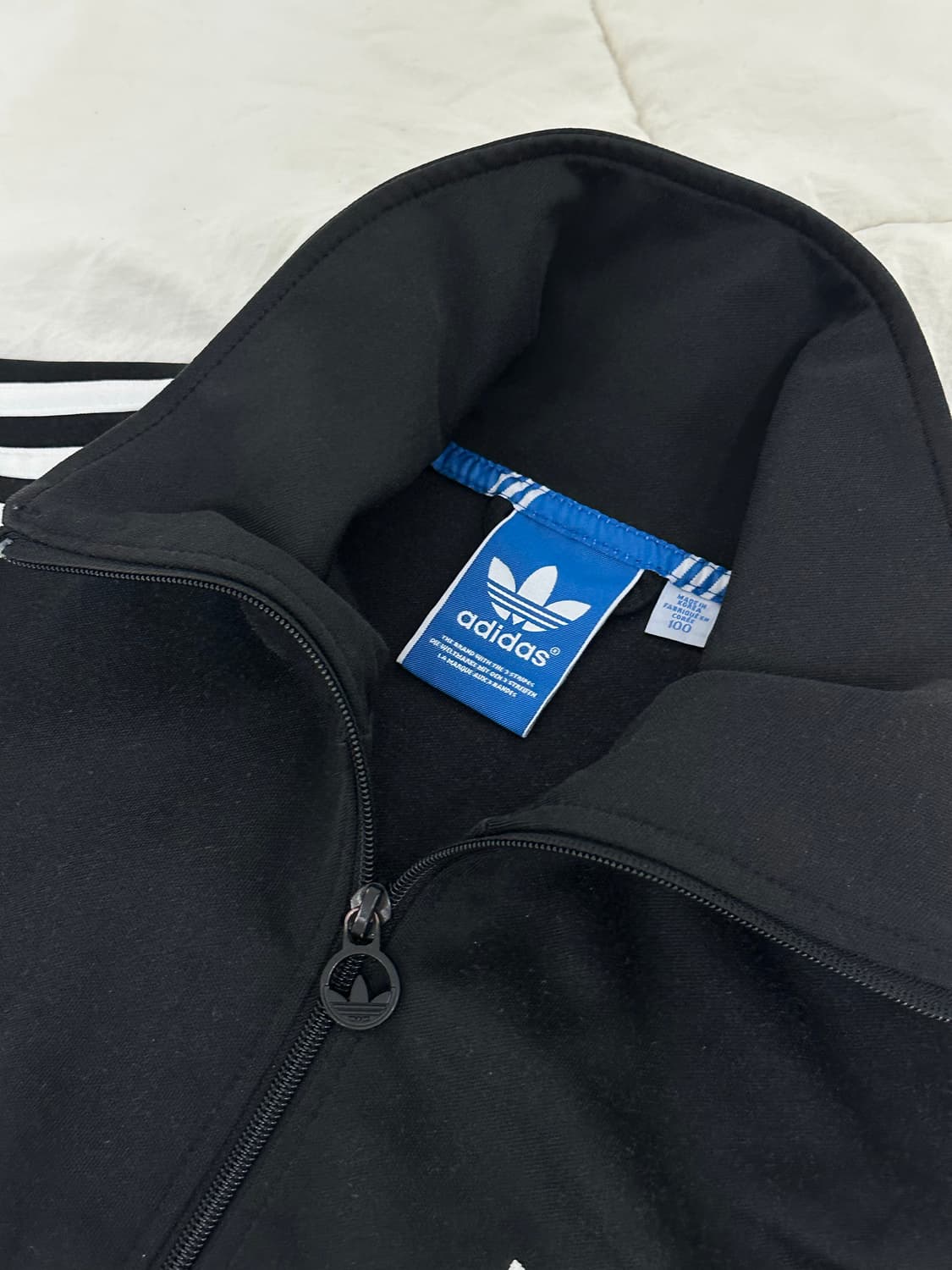 아디다스 파이어버드 삼선 유로파 트랙탑 블랙 미디움 상품이미지6