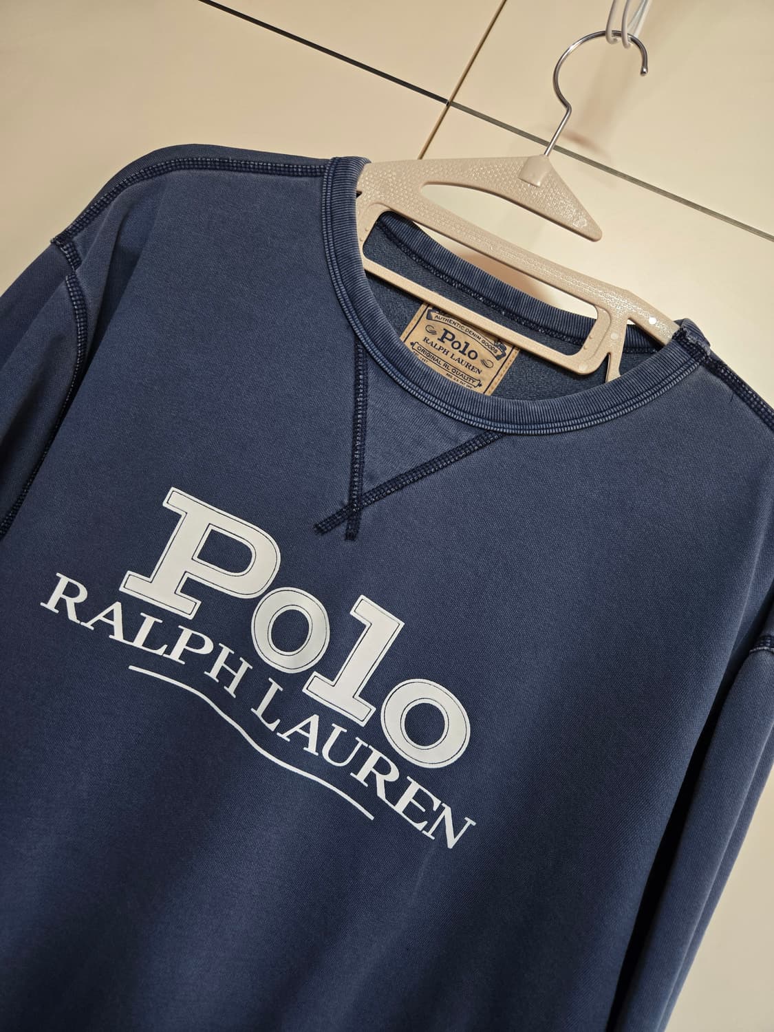 폴로 랄프로렌 빅로고 피그먼트 맨투맨 상품이미지2
