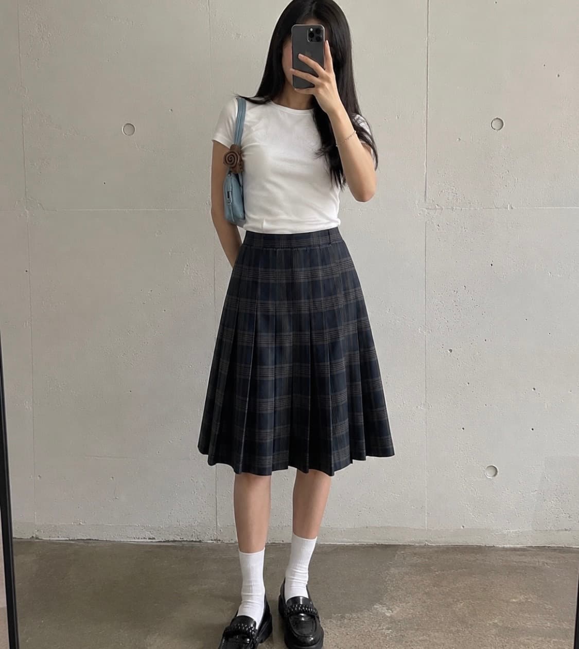 일본 빈티지 리얼 교복  스커트 상품이미지1