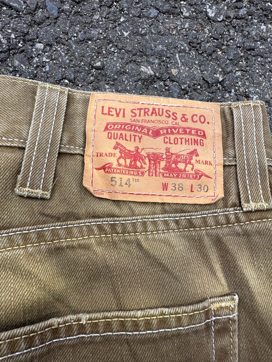 리바이스 514 화이트탭 데님팬츠  상품이미지7