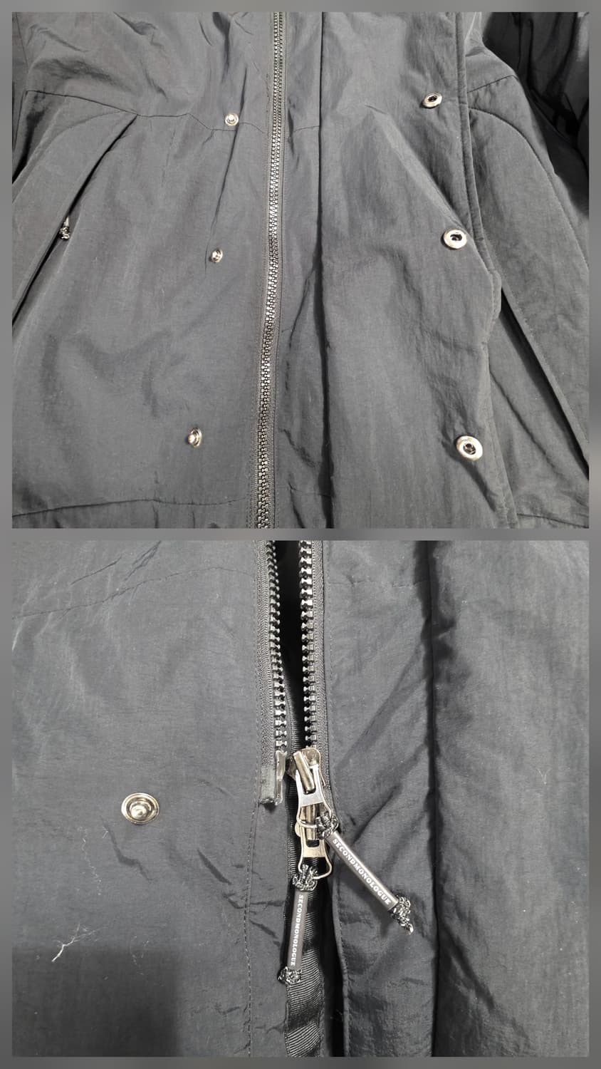 0762 SECOND MONOLOGUE COCL 하이넥 점퍼 패딩 M 상품이미지7