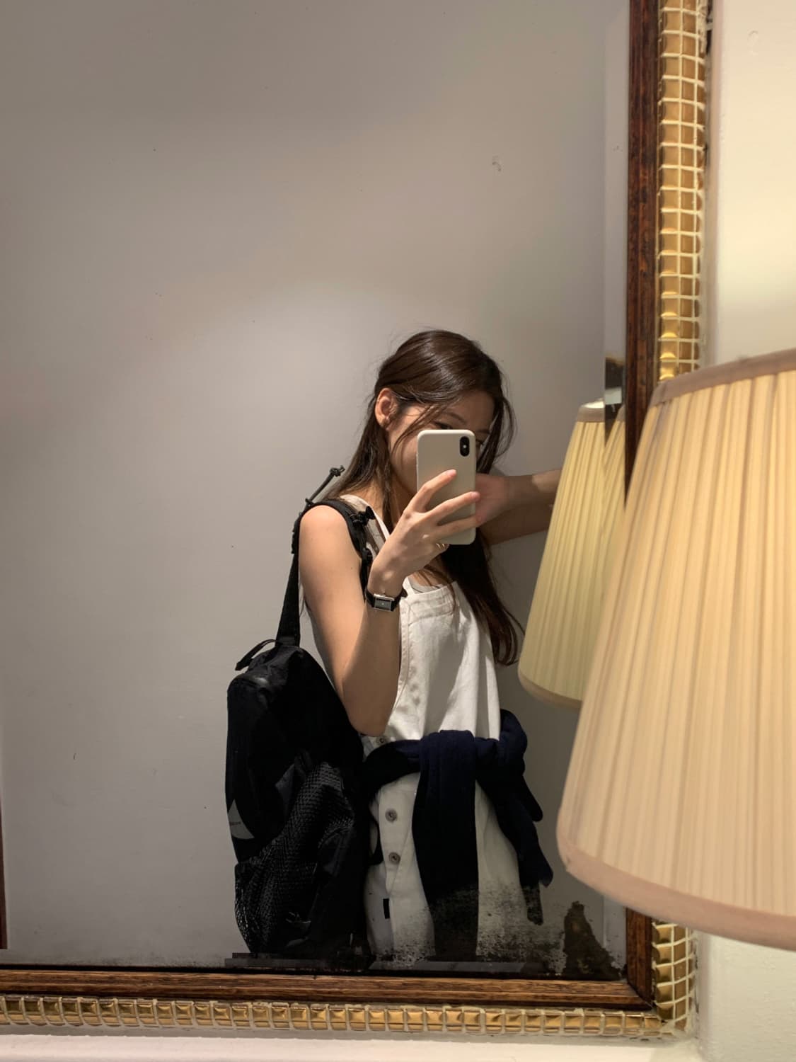 새상품) 니드오브 페이지 코튼 원피스 아이보리 나시 롱 원피스 상품이미지3