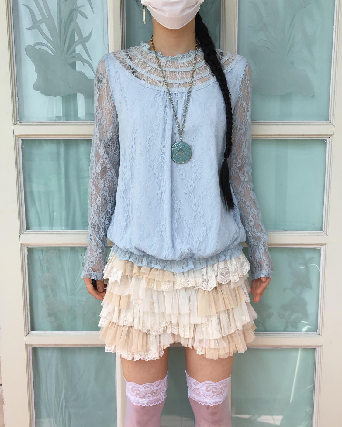 Lace sleeve 상품이미지5