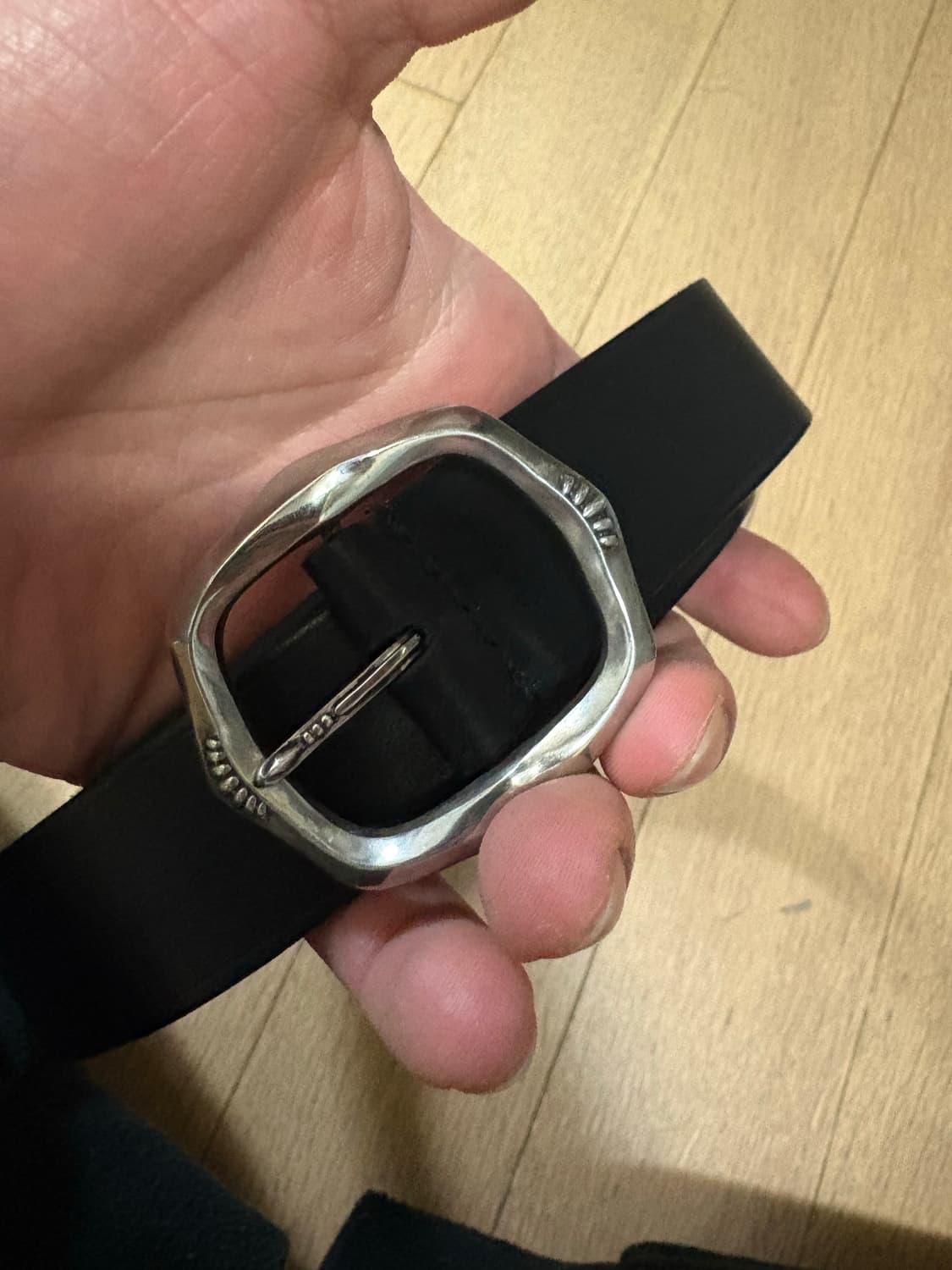 렌도 애로우 버클 벨트 실버 상품이미지3