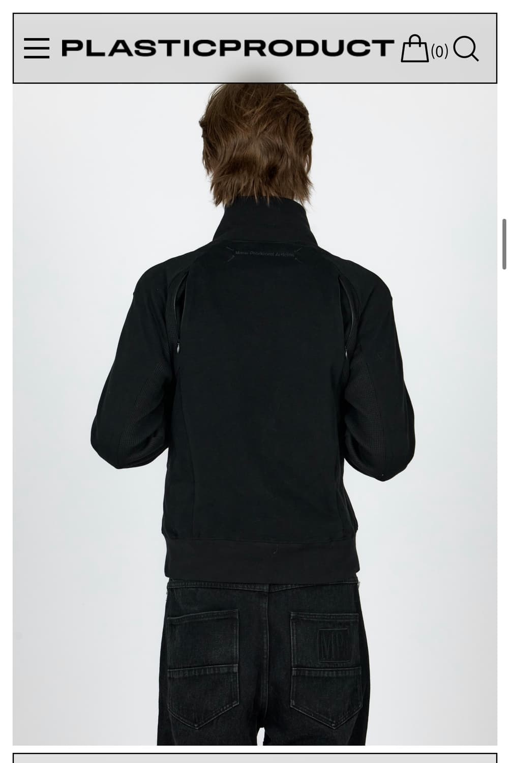 Mpa contrast zipped up L size  상품이미지3