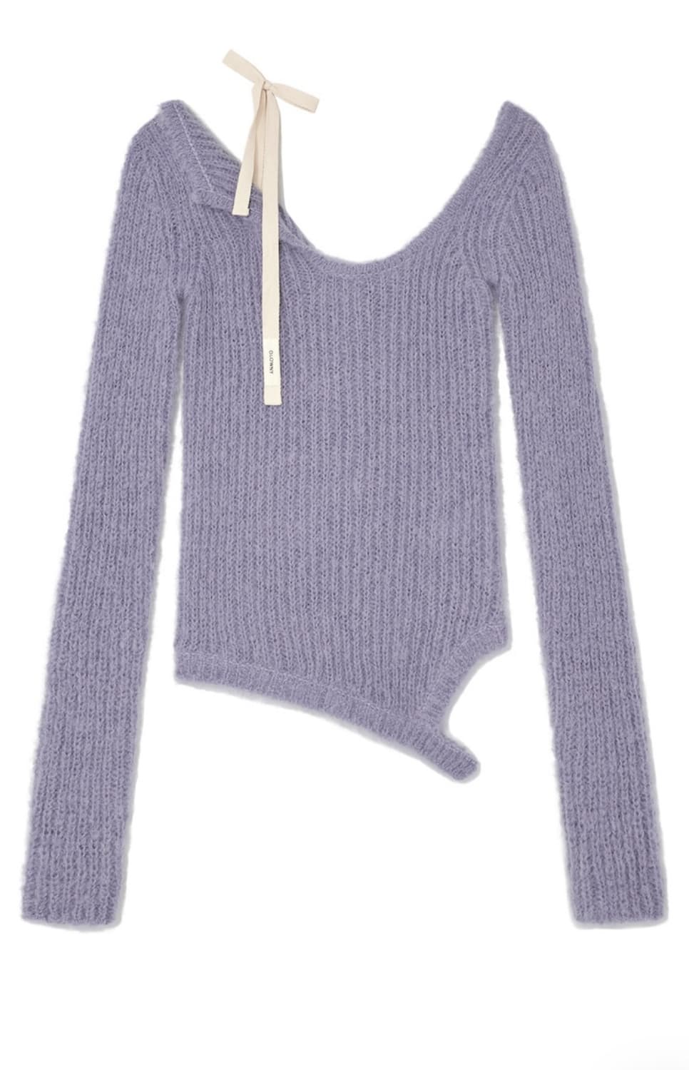 글로니 아이사 ISA ASYMMETRICAL 오프숄더 니트 탑 블루벨 상품이미지1