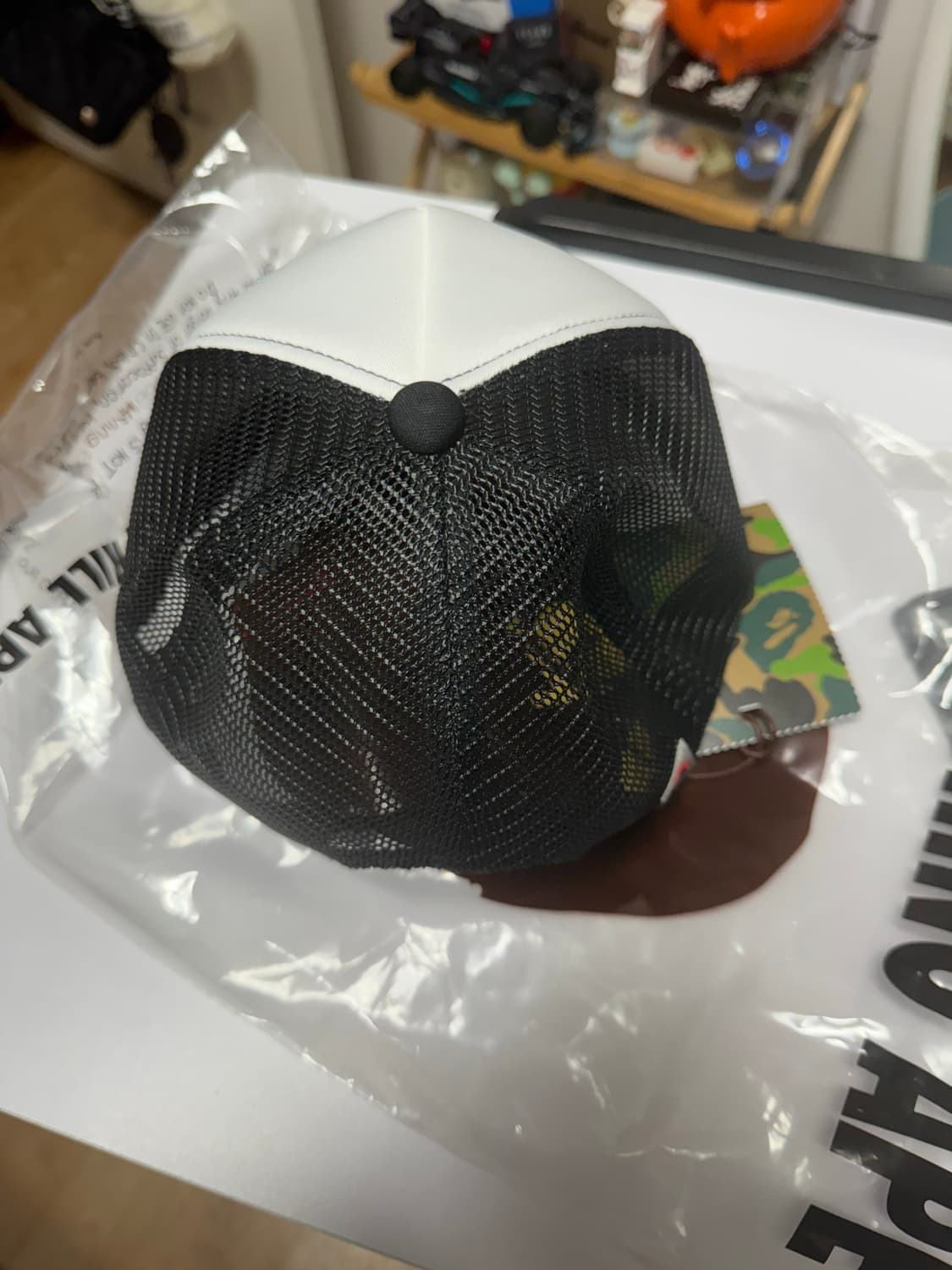 (Os)베이프 파이레이트 스토어 매쉬캡 블랙 상품이미지2