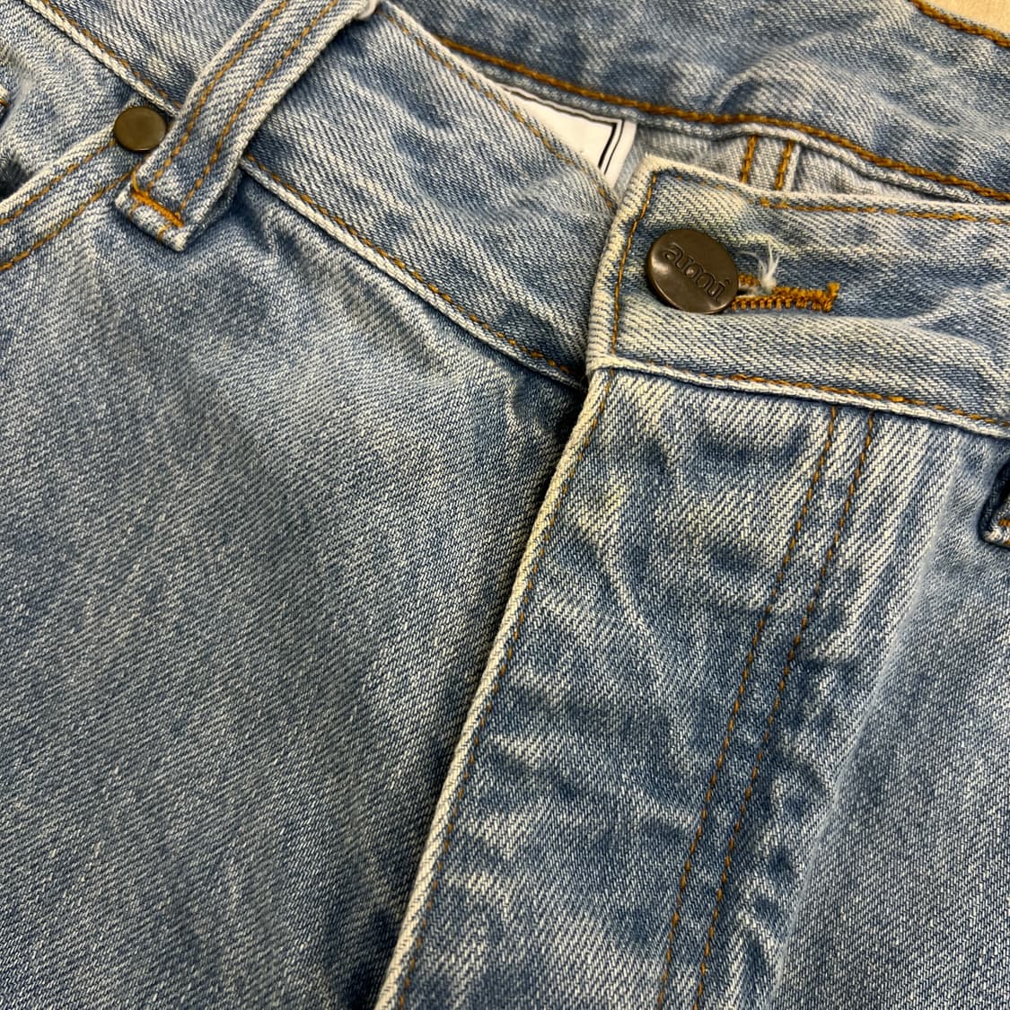 ami 아미 슬림핏 연청 데님 팬츠 31 상품이미지10