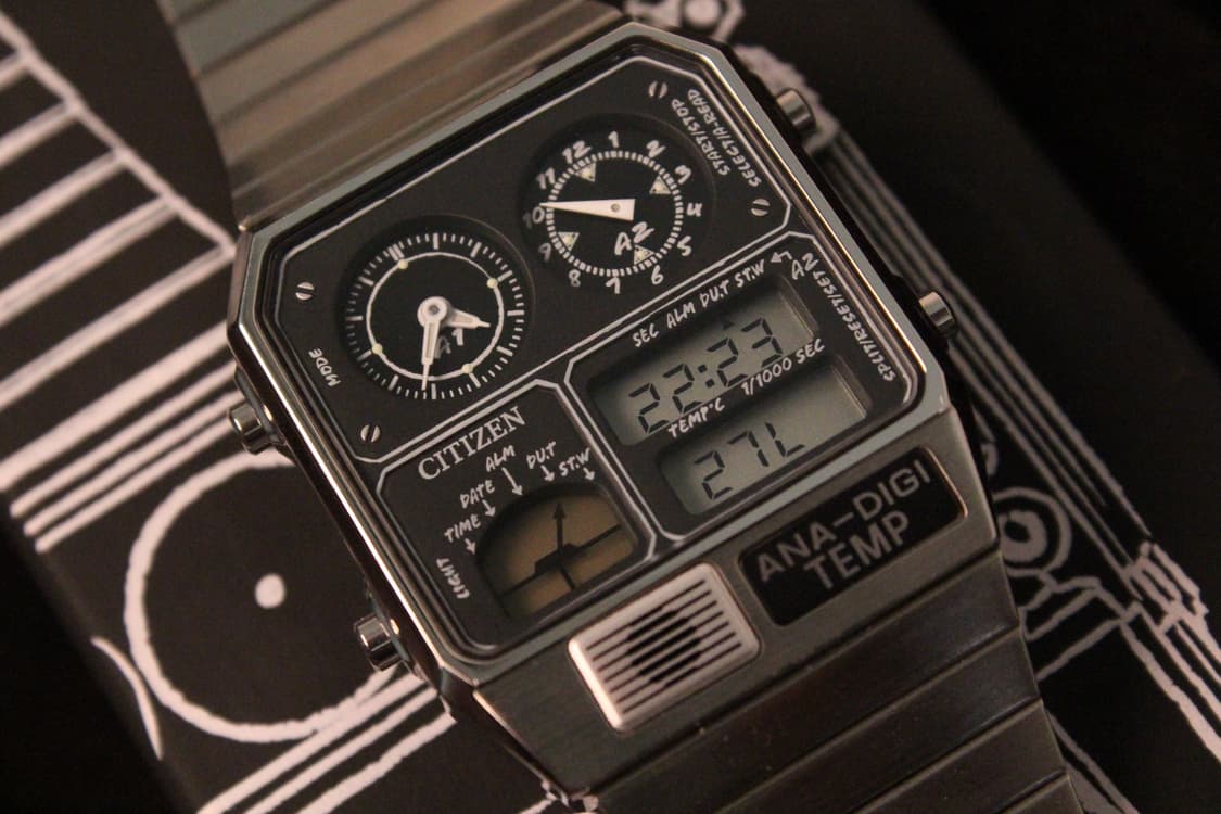 시티즌 아나디지템프 x BEAMS 핸드라이팅  상품이미지2