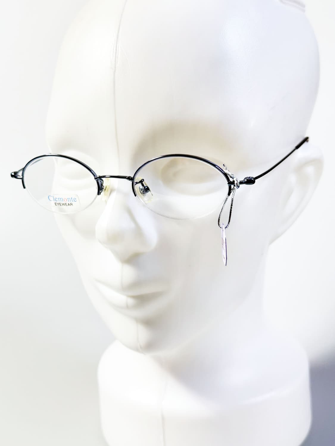 CLEMONTE 오벌 반무테 메탈 프레임 빈티지 안경 상품이미지9