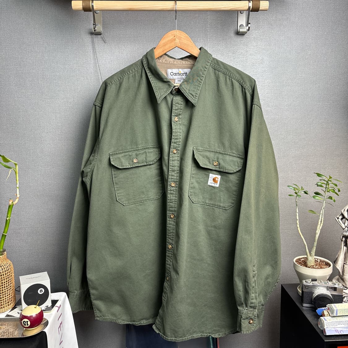 칼하트 카키셔츠 상품이미지2