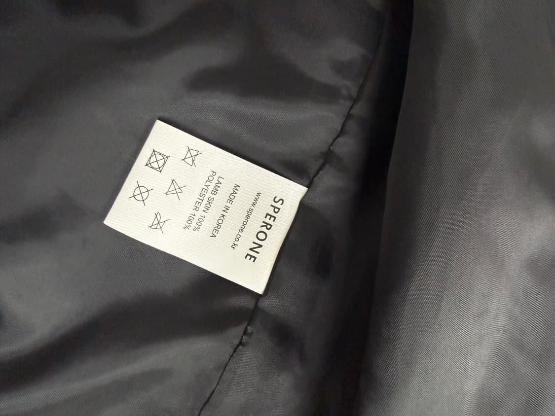 masion de sperone 양가죽 자켓 블랙 상품이미지3